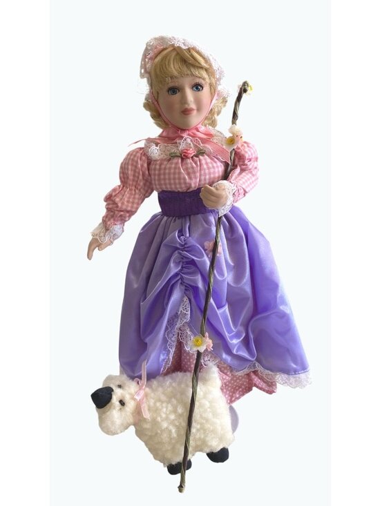 Avon Other - Avon Little Bo Peep Storytime Collectible Doll With Sheep & Certificate